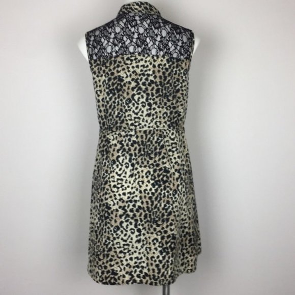 Speed Control New York Leopard Print Dress w/ Lace - Picture 8 of 8